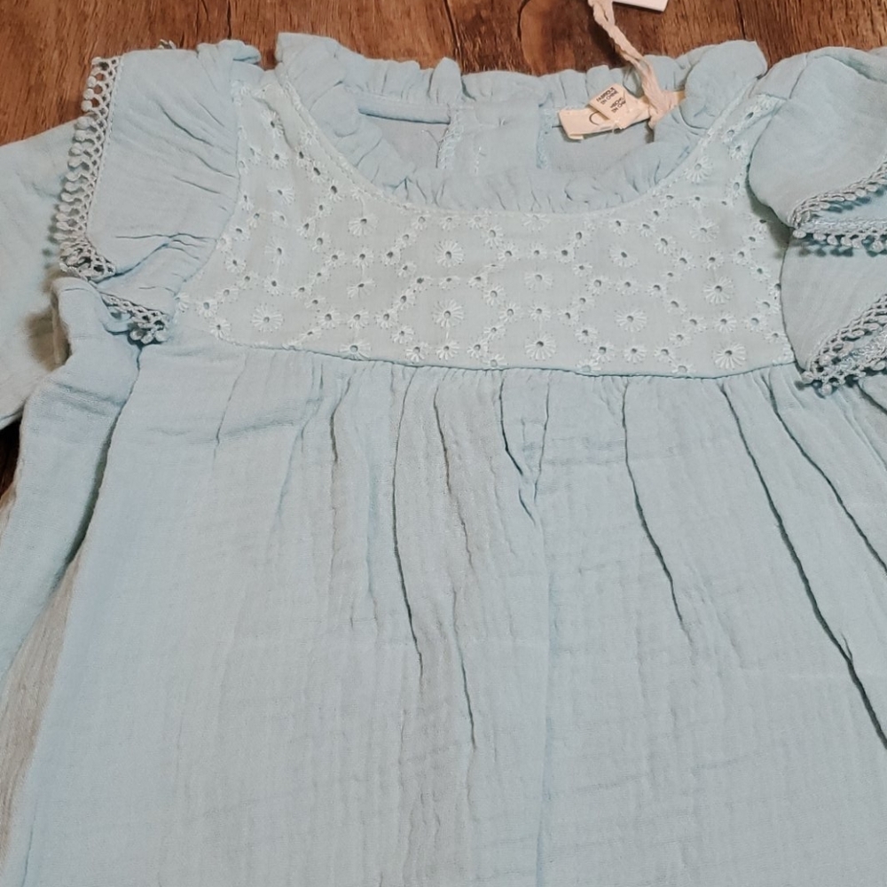 NWT 2T girl Jessica Simpson beautiful blue outfit - Picture 3 of 16